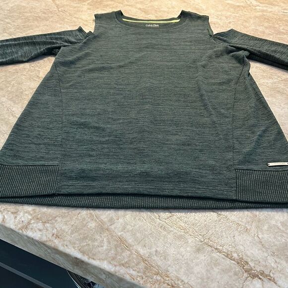 Calvin Klein Cold Shoulder Top - Picture 1 of 5